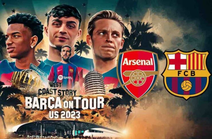 Barcelona vs Arsenal Friendly 2023