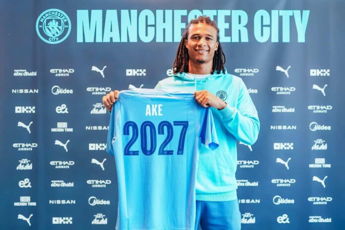 Nathan Ake extends his contract with Man City until 2027