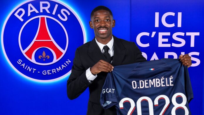 Paris Saint-Germain signs Ousmane Dembélé from FC Barcelona in a €50 million deal