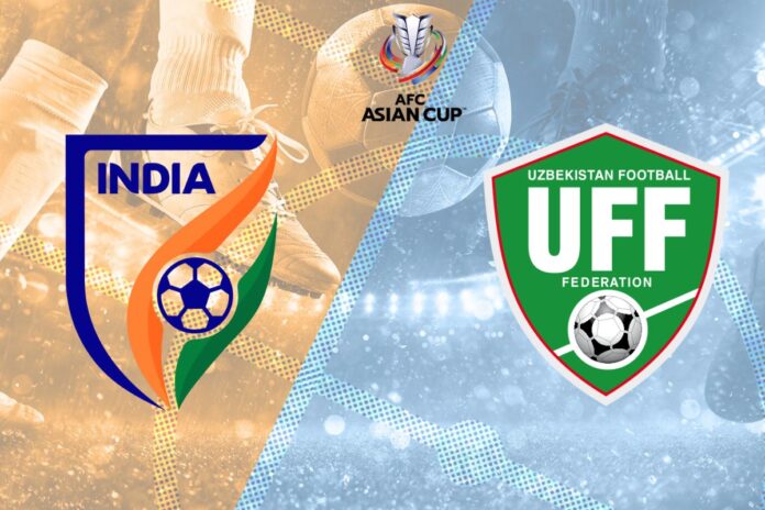 India vs. Uzbekistan in AFC Asian Cup 2023