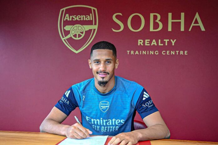 William Saliba Signs New Five-Year Deal with Arsenal