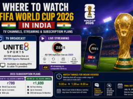 Where to Watch FIFA World Cup 2026 in India: TV Channels, Streaming & Subscription Plans Where to Watch FIFA World Cup 2026 in India